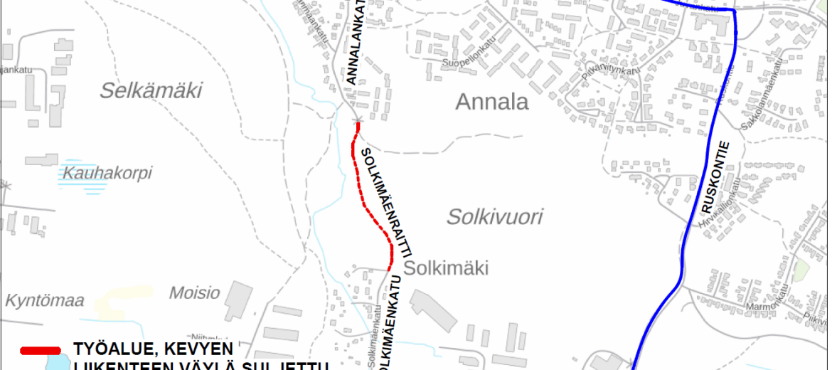 Työalue Solkimäenraitti