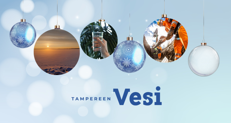 Joulutervehdys Tampereen Vedestä