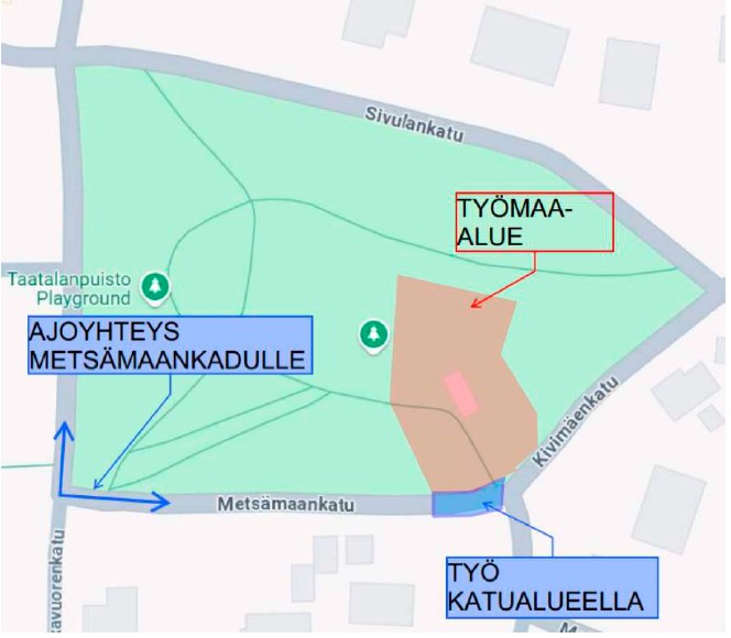 Koivistonkylän pumppaamon saneerauksesta aiehutuvat poikkeus